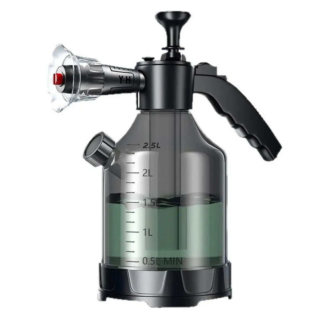 3L Hand Pump Foam Sprayer – Snow Foam Car Wash Cannon Foam Spray Bottle Richie's Black