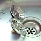 2-Pack Stainless Steel Sink Strainer Stopper & Floor Drain Filter Sink Strainer Stopper Richie's