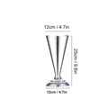 Golden Iron Flower Vase European Wedding Candle Holder Stand Decorative Flower Vase Richie's Silver S