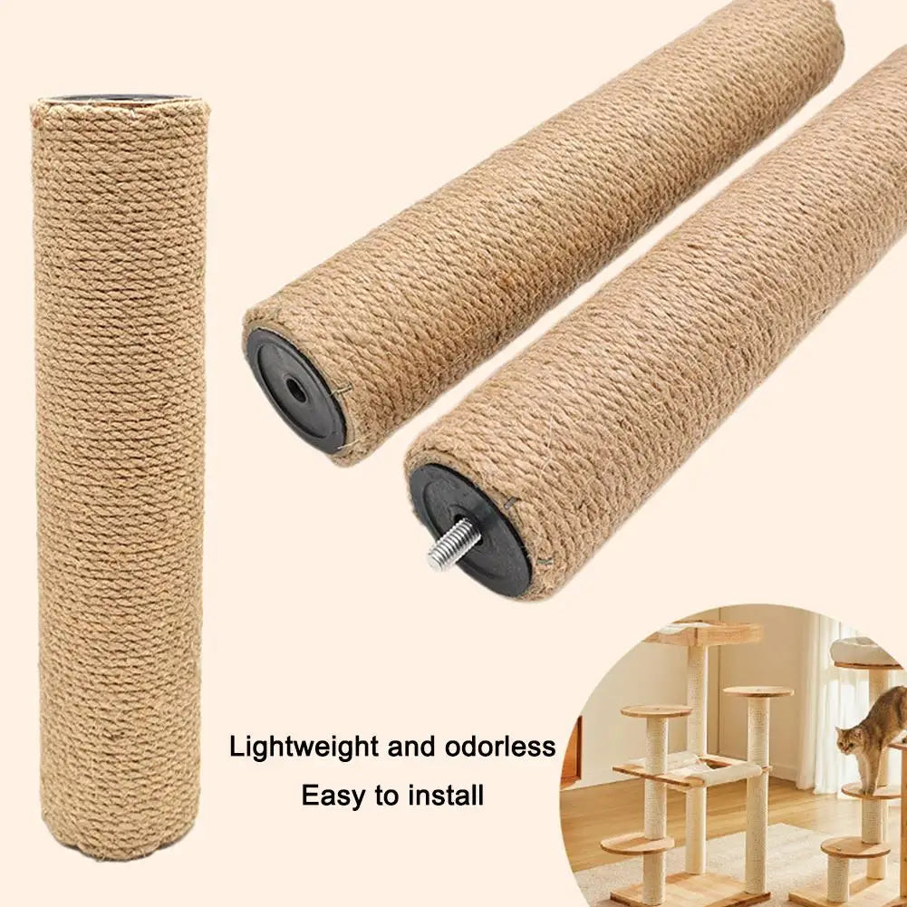 DIY Sisal Rope Cat Tree Scratching Post Replacement Pillar Cat Scratching Post Richie's