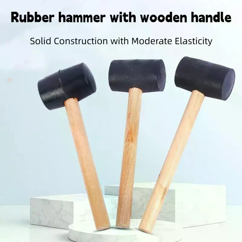 Wooden Handle Rubber Mallet Hammer – Camping & Woodworking Rubber Mallet Hammer Richie's
