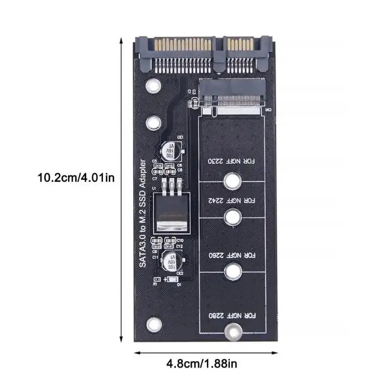 M.2 to SATA3 Adapter Card – NGFF SSD Converter 6 Gbps SSD Adapter Card Richie's