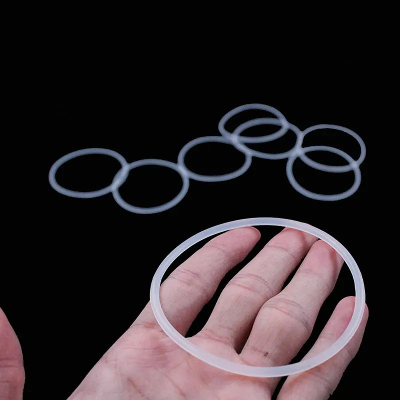 3-Pack White VMQ Silicone O-Rings CS2.4mm OD 52–100mm Gasket Silicone O-Ring Gasket Richie's