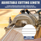 Circular Saw Guide Rail – Stainless Steel Adjustable Cutting Guide Saw Cutting Guide Richie's