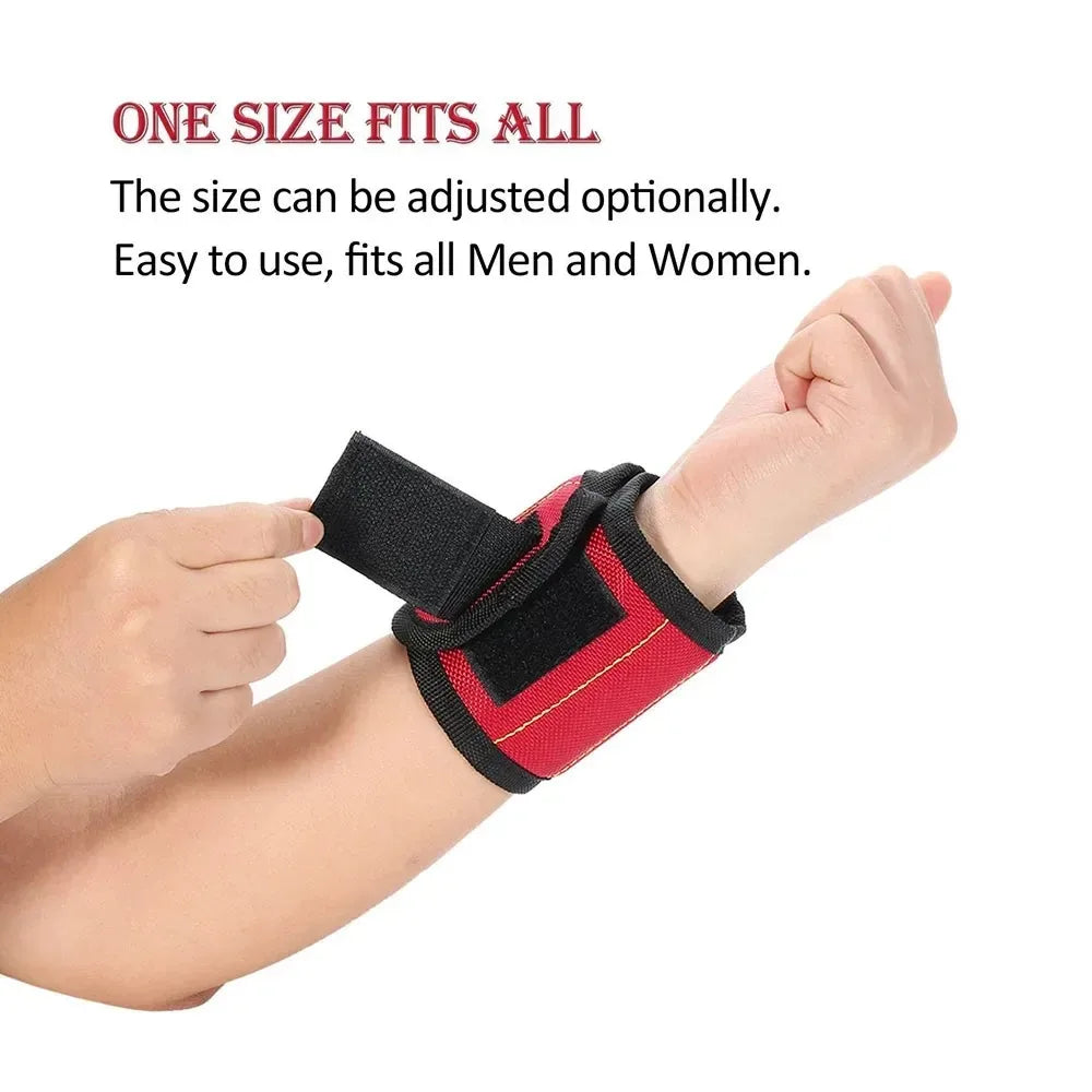 Magnetic Wristband Tool Holder – 10 Strong Magnets for DIY Work Magnetic Tool Wristband Richie's