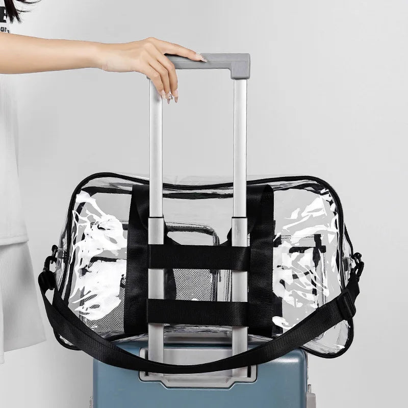 PVC Transparent Cosmetic Bag Waterproof Travel Organizer Tote Cosmetic Organizer Bag Richie's