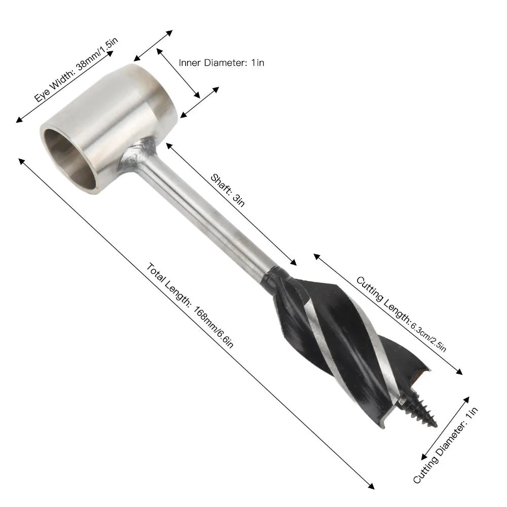 Stainless Steel Hand Auger Wrench Set with PU Leather Bag Hand Auger Wrench Richie's