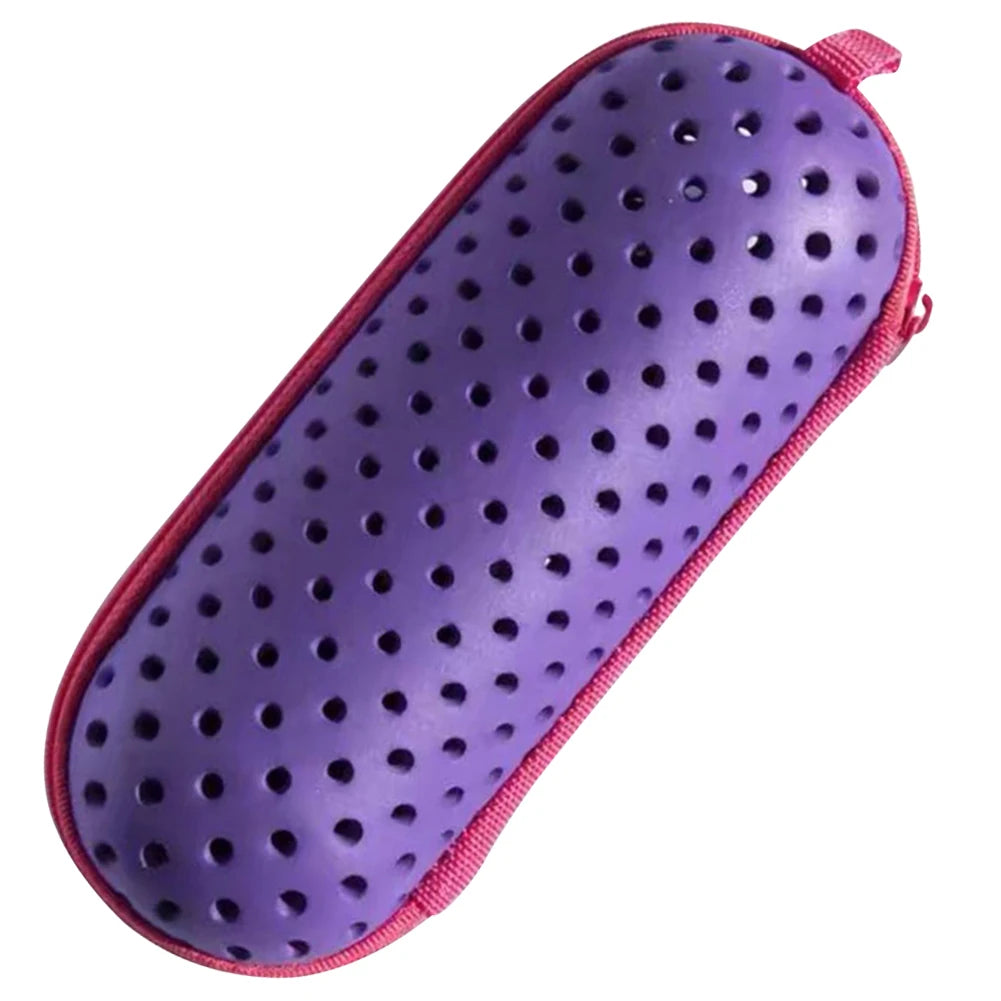 EVA Swim Goggle Case with Clip & Drain Holes | APWIKOGER Swim Goggle Case Richie's Purple