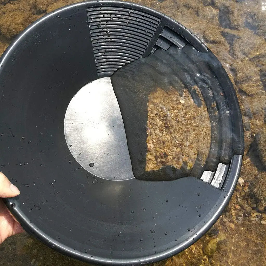 Plastic Gold Pan Basin – Nugget Mining & River Prospecting Tool Gold Panning Pan Richie's