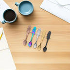 5-Piece Mermaid Handle Stainless Steel Coffee Spoon Set Decorative Spoon Set Richie's