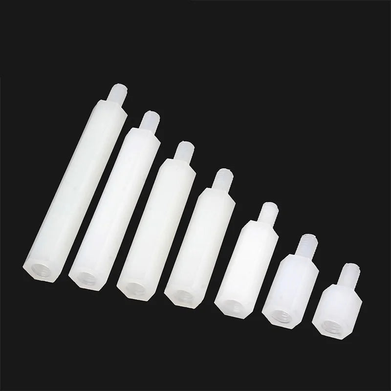 M3 Nylon Standoff Spacers Male-to-Female PCB Spacing Screws Nylon Standoff Spacers Richie's