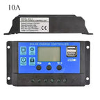 PWM Solar Charge Controller 10A 30A LCD Dual USB 12V 24V Solar Charge Controller Richie's 10 A