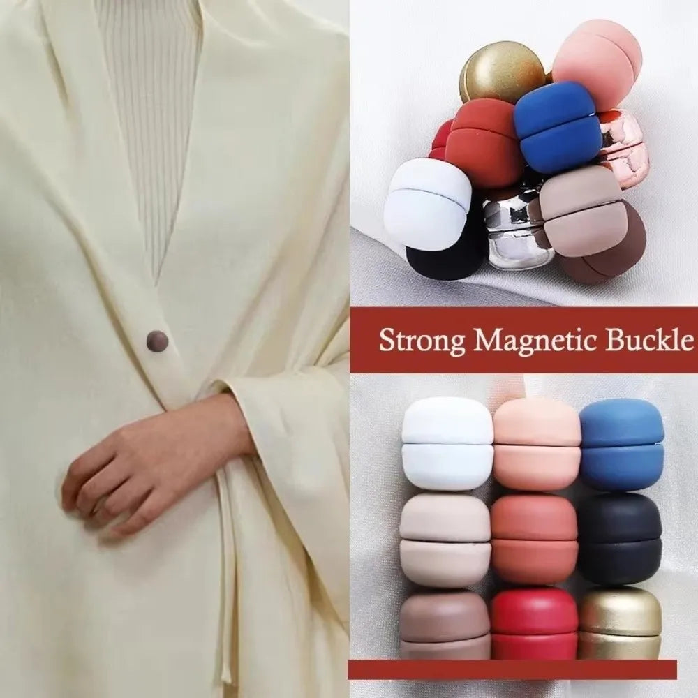 Magnetic Scarf Pins Flatback Round Metal Fasteners | 6 Colors Scarf Pin Fasteners Richie's