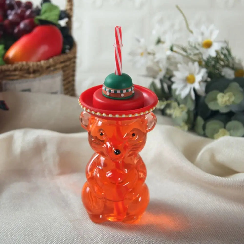 Mouse Glass Cup with Lid & Straw – Cute Borosilicate Mug Glass Novelty Mug Richie's
