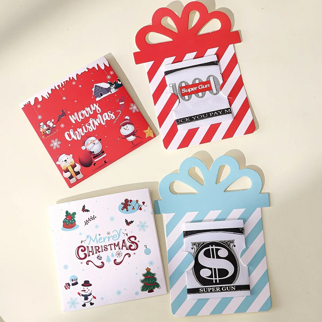 3pcs Merry Christmas Cash Card Holders – Festive Gift & Desk Decor Christmas Card Holders Richie's