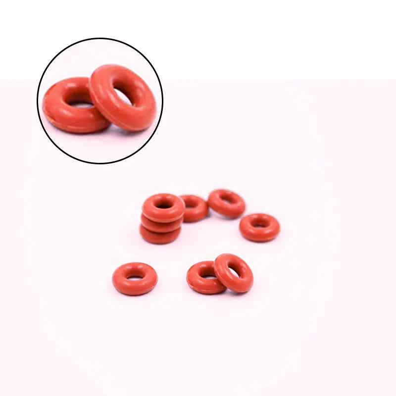 50PCS Red VMQ Silicone O-Rings CS1.8mm Sealing Gasket Washers Silicone O-Ring Gasket Richie's