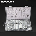 200PCS Stainless Steel Spring Assortment – 20 Sizes Compression Spring Assortment Kit Richie's 0.8mm-150mm 5.5-70mm 1mm-150mm
