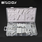 200PCS Stainless Steel Spring Assortment – 20 Sizes Compression Spring Assortment Kit Richie's 0.8mm-150mm 5.5-70mm 1mm-150mm