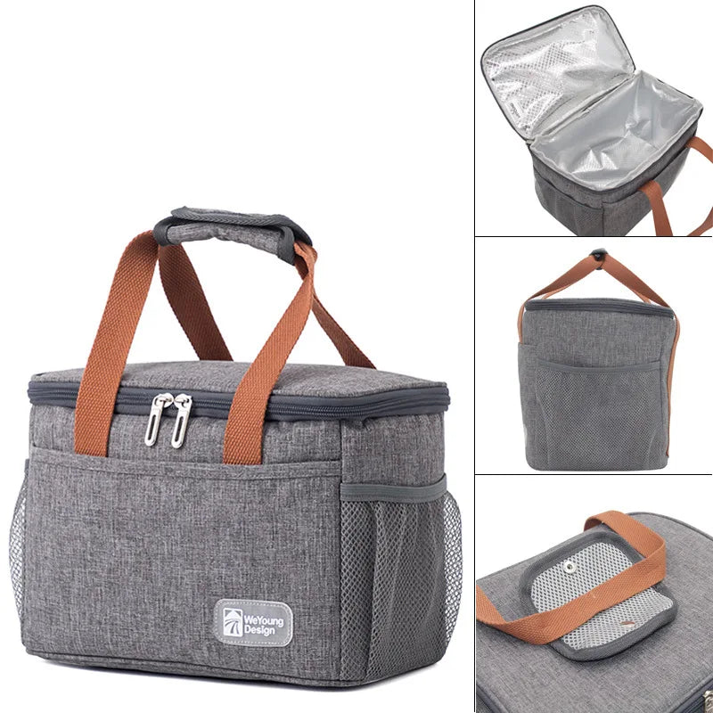 Women's Insulated Lunch Bag Large Waterproof Cooler Tote Insulated Lunch Bag Richie's