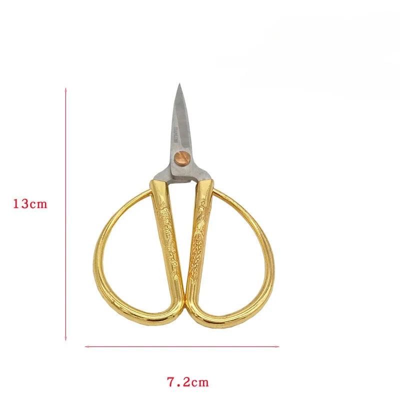 Mini Retro Stainless Steel Sewing Scissors – Embroidery & Fabric Sewing Scissors Richie's 13CM