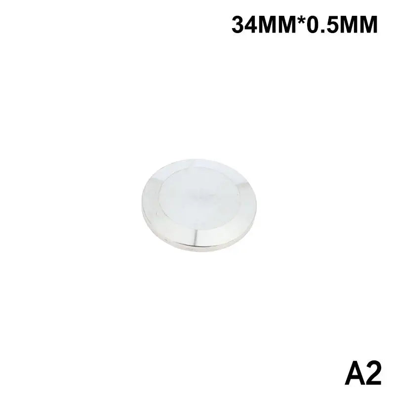 304 Stainless Steel Sanitary Clamp End Cap Fitting 25.4–155mm Sanitary Pipe Fitting Richie's A2