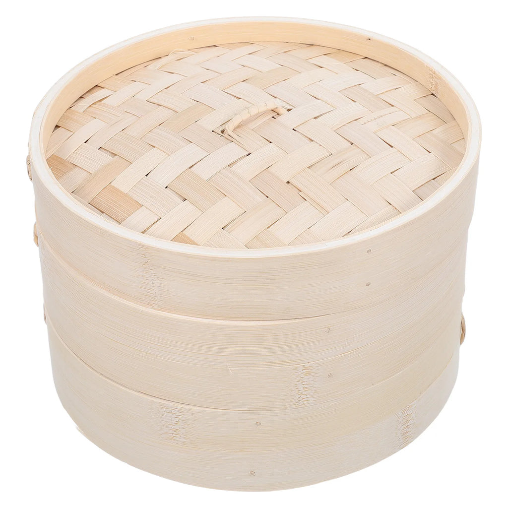 Bamboo Dumpling Steamer Basket 8.27" – Dim Sum & Bun Steamer Bamboo Steamer Basket Richie's