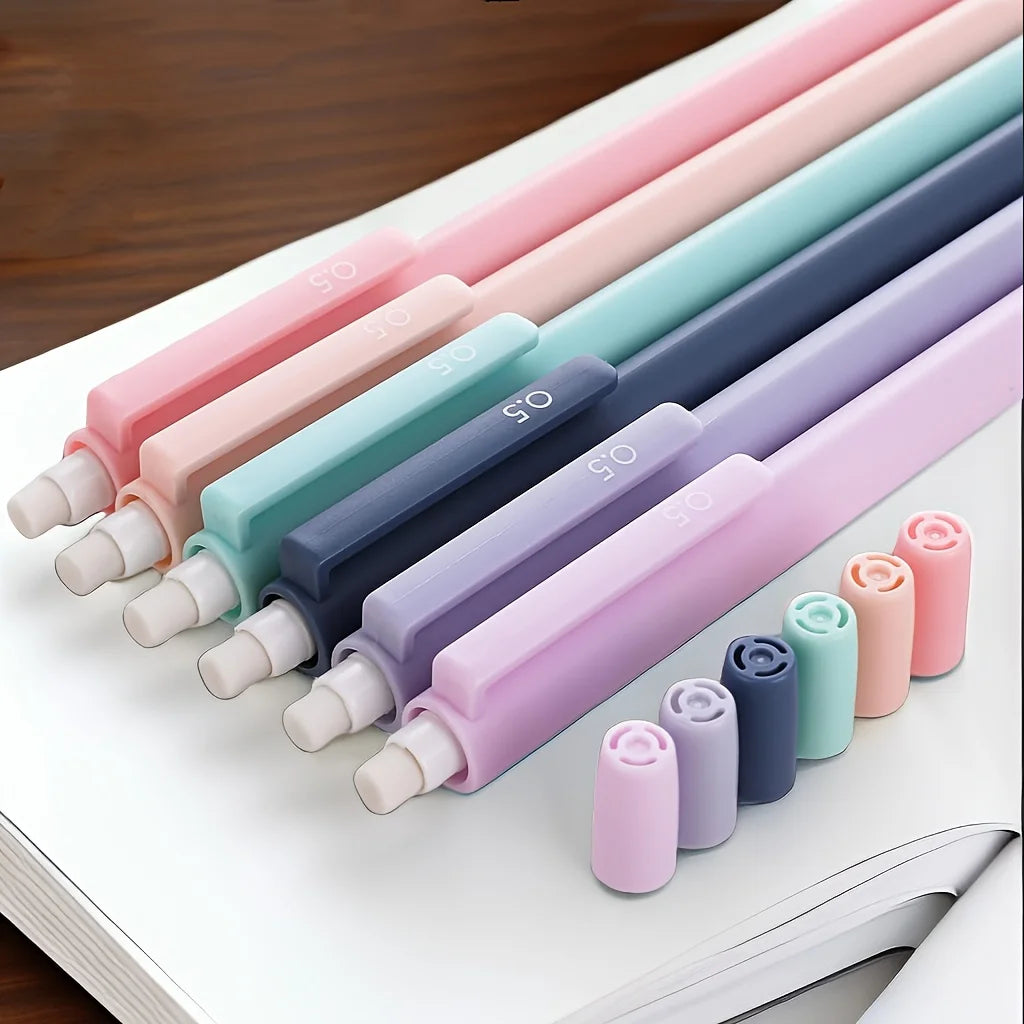 Pastel Mechanical Pencil Set 12/6pcs – Cute Aesthetic Colors Mechanical Pencil Set Richie's 0.5mm 6pcs