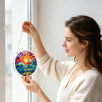 Acrylic Puzzle Suncatcher – DIY Stained Glass Window Hanging Decor Window Suncatcher Richie's
