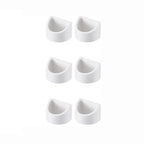 6-Pack Adhesive Glasses Holder Wall Mount Sunglass Organizer Glasses Organizer Richie's White