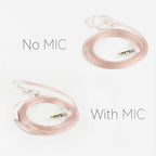 QKZ A3 Pink In-Ear Earphones 3.5mm Detachable Cable & Mic In-Ear Earphones Richie's