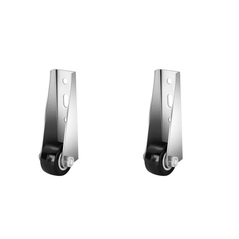 Side-Mounted Silent Rubber Caster Wheels for Cabinet Furniture Furniture Casters Richie's 2pcs