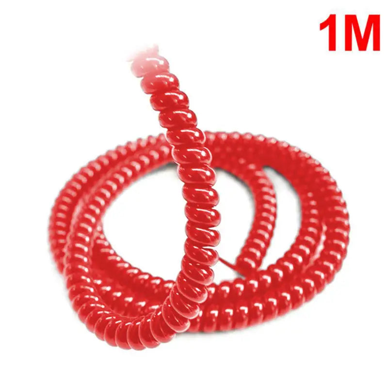 TPU Spiral Wrap Cable Organizer for E-Bike Brake Wires Bike Cable Sleeve Richie's 1PC Red 6mm