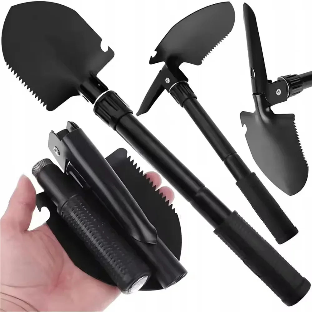Folding Military Shovel & Pickaxe – Multifunctional Camp Tool Folding Camp Shovel Richie's
