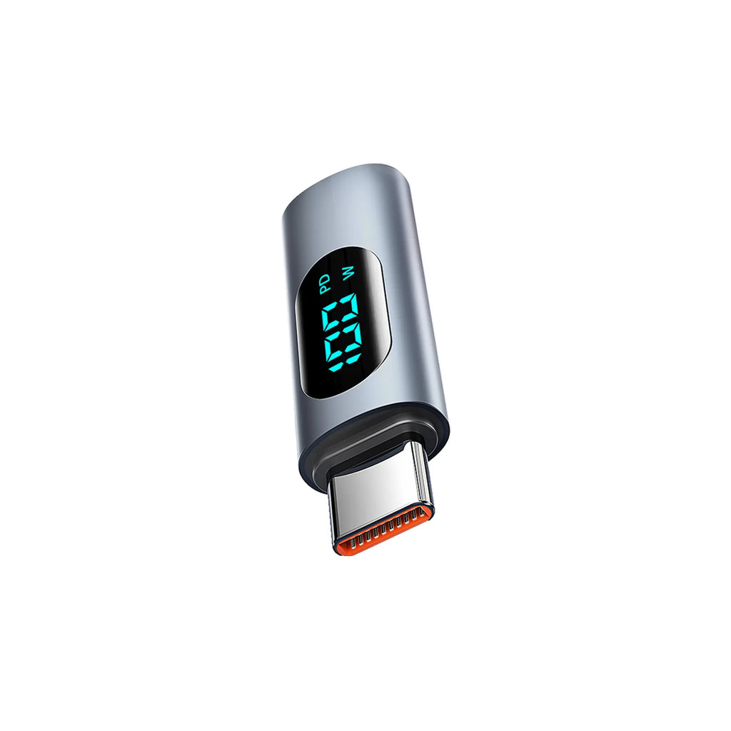 100W PD USB-C Adapter LED Power Display Fast Charging | FUCHU USB-C Charging Adapter Richie's Space Blue