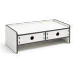 Monitor Riser with 2 Storage Drawers – Desk Organizer Stand Monitor Riser Stand Richie's
