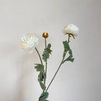 3-Head Silk Peony Artificial Bouquet – Wedding & Home Décor Artificial Flower Bouquet Richie's White