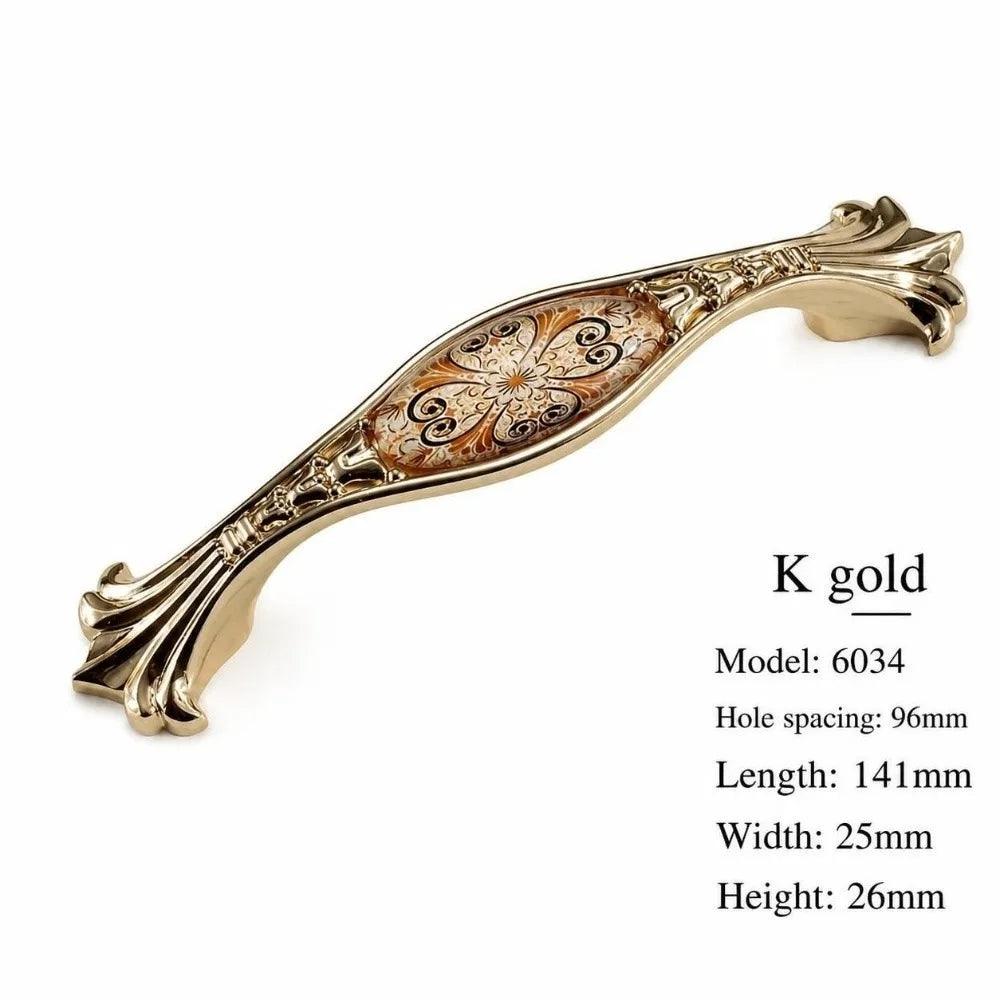 Zinc Alloy Vintage Cabinet Pulls & Drawer Handles 96–192mm Cabinet Drawer Pulls Richie's 96mm Hole spacing