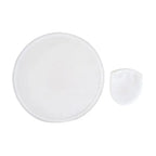 Round Folding Hand Fan – Circular Portable Fan for Women Folding Hand Fan Richie's White