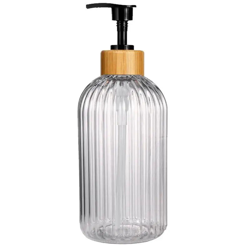 500ml Refillable Pump Soap Dispenser – Shampoo & Lotion Bottle Pump Soap Dispenser Richie's Transparent