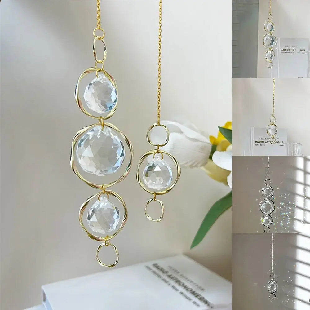 Crystal Glass Sun Catcher Rainbow Prism Hanging Pendant Sun Catcher Pendant Richie's