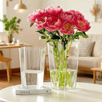 Nordic Acrylic Flower Vase – Modern Transparent Home Décor Decorative Flower Vase Richie's