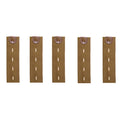 5-Pack Jeans Waist Extender Buckles – Adjustable Elastic Waist Extender Buckles Richie's brown