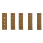 5-Pack Jeans Waist Extender Buckles – Adjustable Elastic Waist Extender Buckles Richie's brown