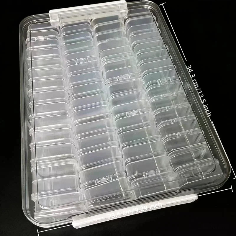 Nail Art Jewelry Rhinestone Storage Box – Multi-Compartment Jewelry Storage Box Richie's