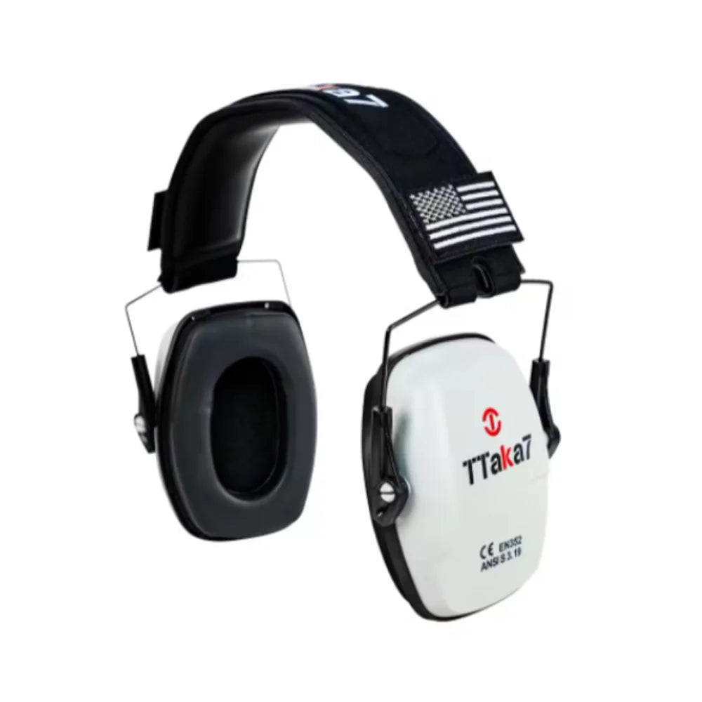 Shooting Earmuffs 25dB Passive Noise Reduction Ear Protector Shooting Earmuffs Richie's TTAKA7-HP white