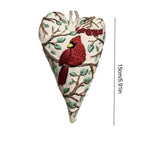 Heart Christmas Embroidery Kit – DIY Cross Stitch Ornament Embroidery Craft Kit Richie's