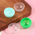 100Pcs Empty Toy Vending Capsules 28–38mm Half Clear Half Color Toy Vending Capsules Richie's