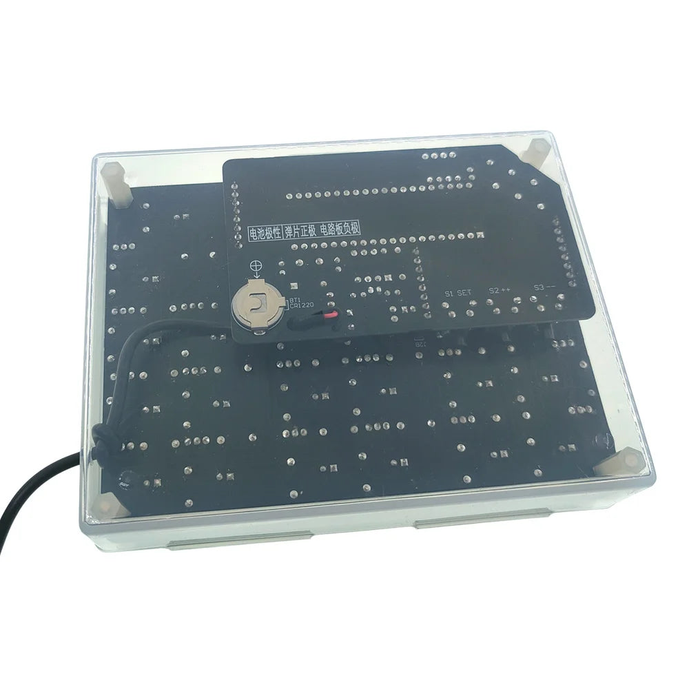 YBN-20 Binary Clock DIY Kit USB 5V Multi-Color LEDs STEM Project DIY Electronics Kit Richie's