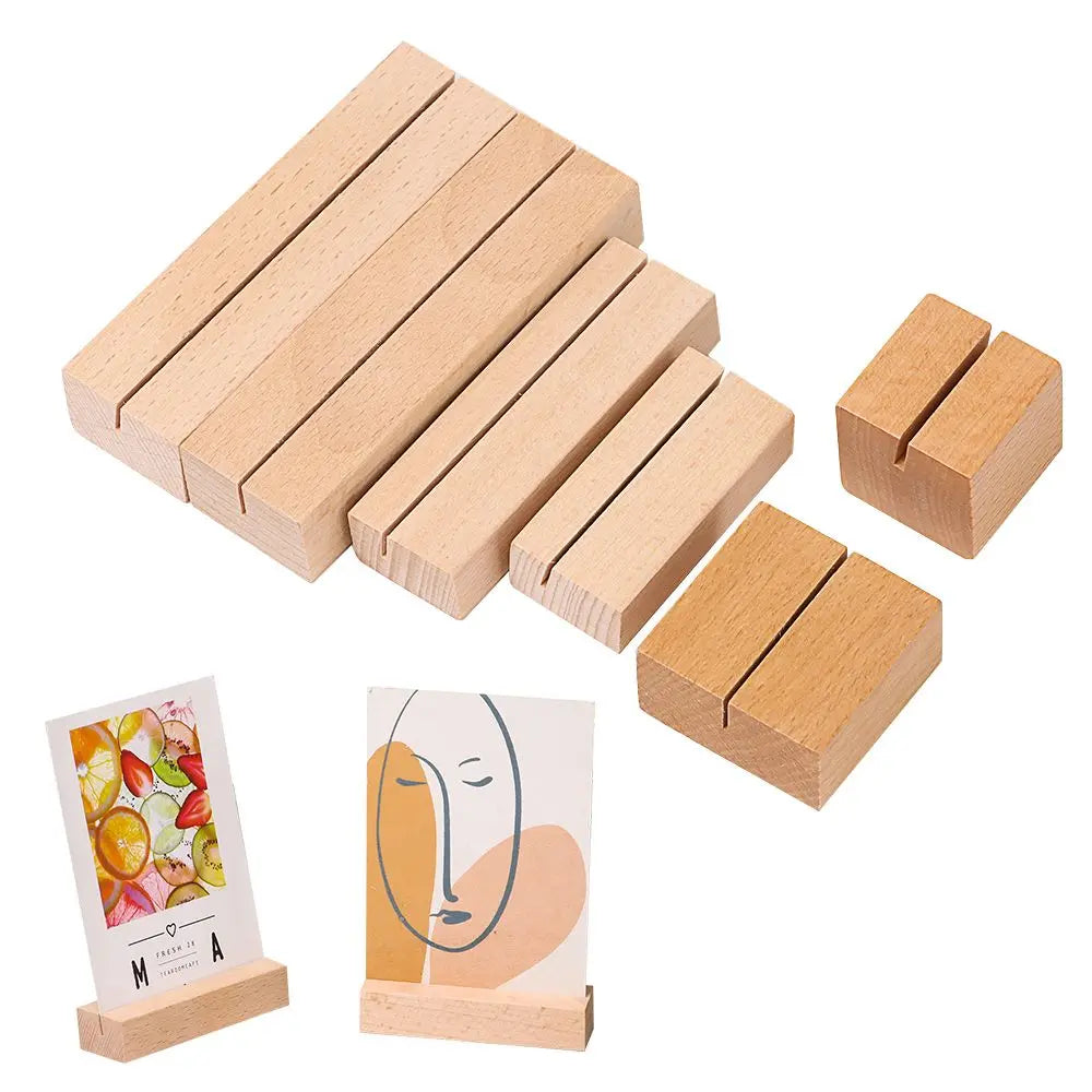 Wood Card Holder Stand – Wedding Place Cards & Table Numbers Card Holder Stand Richie's