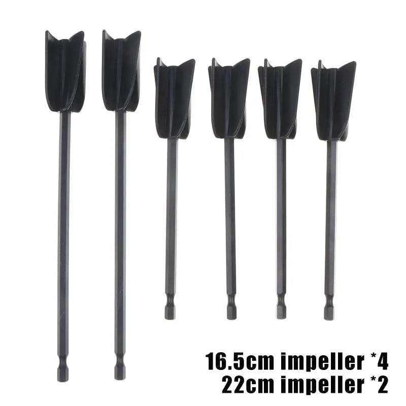 Plastic Epoxy Mixing Sticks – Drill Paint Stirrer for Resin & Putty Paint Mixing Sticks Richie's 6pcs